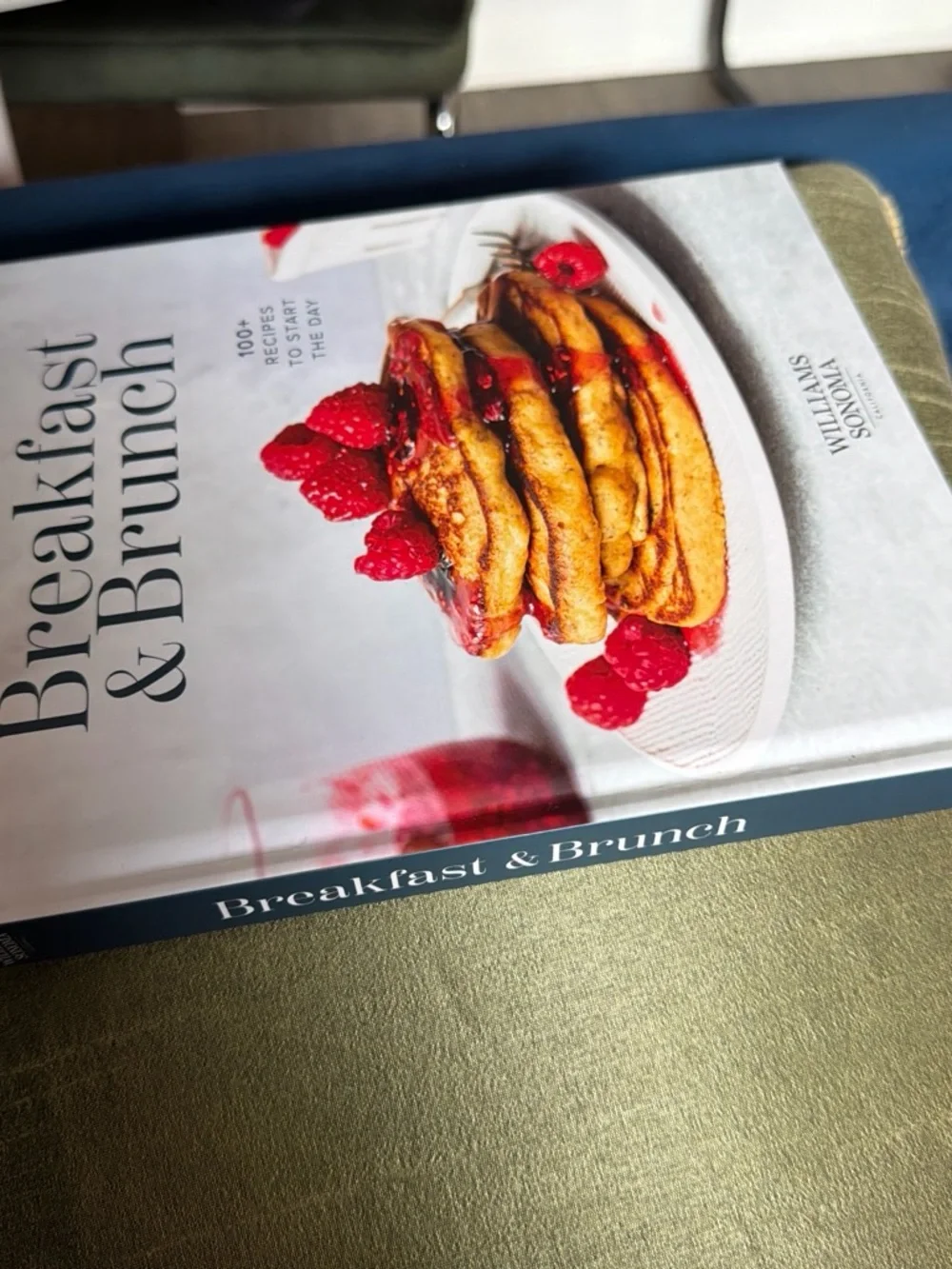 Williams Sonoma Breakfast & Brunch Cookbook - White Cover with Red Raspberries